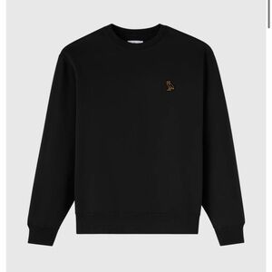 OVO Black Crewneck Sweater with Gold Emblem